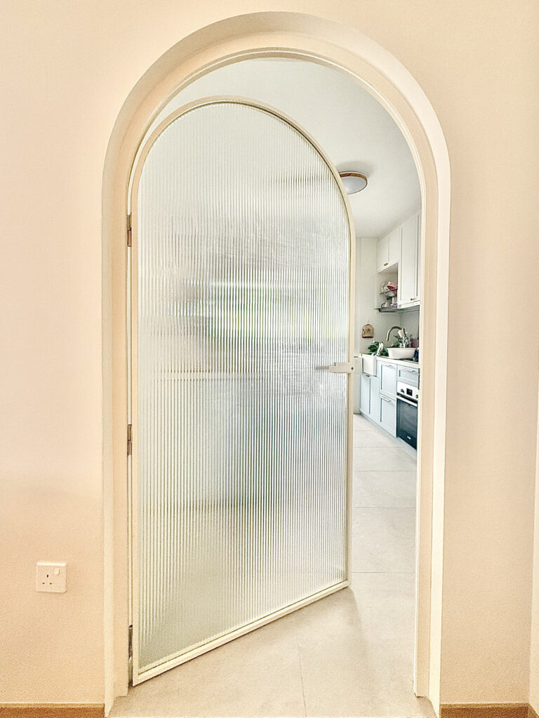 Arch Fluted Panel Aluminium Doors Singapore 2026
